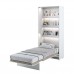Sienas gulta 90 BED CONCEPT BC-03, balts glancēts